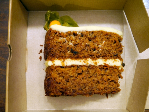 The Lime Tree Cafe's superb carrot cake